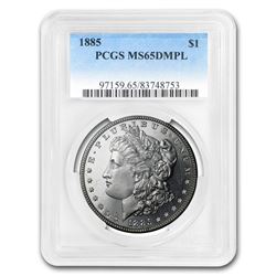 1885 Morgan Dollar MS-65 DMPL PCGS