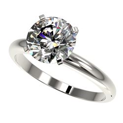 2.50 ctw Certified Quality Diamond Engagment Ring 10k White Gold