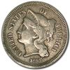 Image 1 : 1867 3 Cent Nickel VF