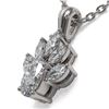 Image 3 : 1.5 ctw Oval Cut Diamond Designer Necklace 18K White Gold