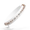 Image 2 : 6.24 ctw Oval Cut Diamond Designer Bracelet 18K Rose Gold