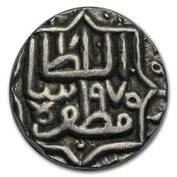 Gujarat Sultanate Silver 1/2 Tanka (1561-1573 AD) XF-AU