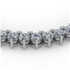 20 ctw 3 Prong VS/SI Diamond Riviera Necklace 14K White Gold
