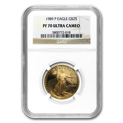 1989-P 1/2 oz Proof Gold American Eagle PF-70 NGC