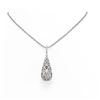 2.08 ctw Diamond Necklace 18K White Gold