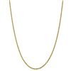 Image 1 : 10k Yellow Gold 2.25 mm Diamond-cut Rope Chain - 26 in.