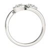 Image 3 : 1.26 ctw VS/SI Diamond 2 Stone 2 Stone Ring 14k White Gold
