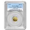 Image 1 : 2015 China 1/20 oz Gold Panda MS-69 PCGS