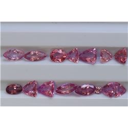 6.84ct Mix Shape Pink Sapphire
