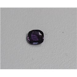 1.33ct Cushion Shape Purple Sapphire Dimension 7x6x3
