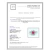 Image 3 : 1.56CT NATURAL RUBY 14K WHITE GOLD RING