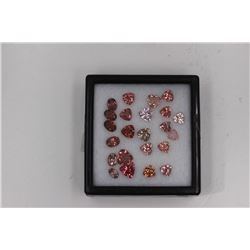 20.33ct Mixed Shape Pink Tourmaline