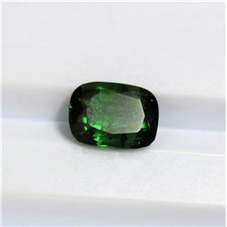 1.59ct Cushion Shape Chrome Tourmaline Dimension 8.7x6.5x3.8