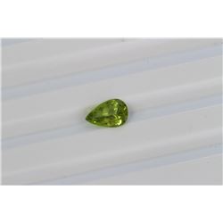 1.39ct Pear Shape Burma Peridot  Dimensions 9.4x6.2x3.8