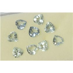 5.89ct Heart Shape Aquamarine Dimension 6.1x6x3.5
