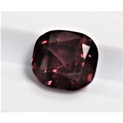 3.64ct Cushion Shape Garnet Dimension 8.9x8.9x5.6