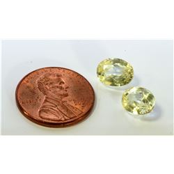 3.10ct Oval Shape Yellow Zircon