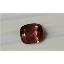 3.56ct Cushion shape Peach Tourmaline Dimension 10x8.5x6.2