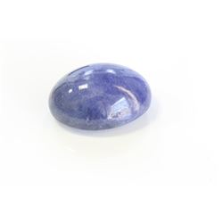 45.52ct Oval Shape tanzanite cabuchon Dimension 22x15x10