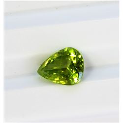 1.45ct Pear Shape Burma Peridot Dimension 8.5x6.7x4.1
