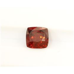 1.43ct Cushion Shape raspberry Garnet  Dimension 6.3x6.3x4.2