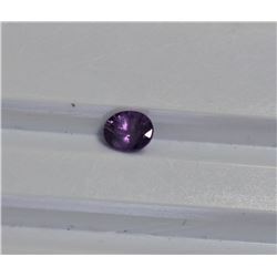 0.68ct Oval Shape Purple Sapphire Dimension5.5x4.6x3.4