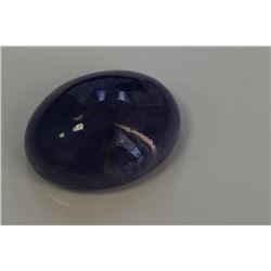 72.09ct Oval Shape Tanzanite Cabochon Dimension  21.9x13