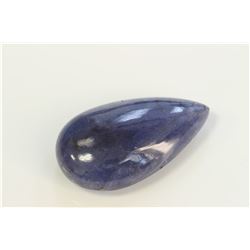 36.47ct Pear Shape Tanzanite Cabochon Dimension 27x14x8