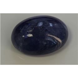 94.67ct Oval Shape Tanzanite Cabochon Dimension 31x22x12