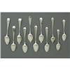 Image 2 : Kirk, Towle, Stieff Repousse Sterling Spoons NR Eleven American Silver Spoons