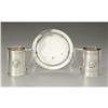 Image 2 : TWO GORHAM SILVER CANNS AND SALVER, C.1852 [bTwo coin silver medallion Canns and a salver[/B][/I][BR