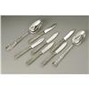 Image 1 : S. KIRK KNIVES AND SHIEBLER CHRYSANTHEMUM SPOONS A group of six sterling knives and two spoons