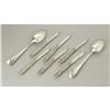 Image 2 : S. KIRK KNIVES AND SHIEBLER CHRYSANTHEMUM SPOONS A group of six sterling knives and two spoons