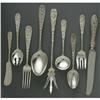 Image 1 : A Steiff Co. Silver Repousse Flatware Set NR An American Silver Flatware Set