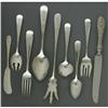 Image 2 : A Steiff Co. Silver Repousse Flatware Set NR An American Silver Flatware Set