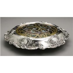 A Tiffany & Co. Sterling Floral Center Piece NR An American Silver Floral Center Piece