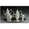Image 2 : A Fisher Sterling Tea And Coffee Service NR An American Silver Tea And Coffee Service