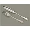Image 2 : An Asprey & Co. Ltd Silver-Plate Fish Set An English Silver-Plate Fish Set