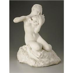 Danys Peuch, French, Marble Sculpture Danys Peuch (French, 1854-1942)