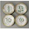 Image 1 : 4 Royal Copenhagen Flora Danica Bread & Butters Four [I]Flora Danica
