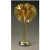 Image 2 : A Tiffany Studios Glass Jack-in-the-Pulpit Vase An American Glass Vase