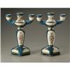 Image 2 : A Pair of French Sevres Porcelain Candlesticks No lot.2 Items [BR][BR]Condition Report: