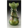Image 2 : An Austrian Loetz Iridescent Glass 'Snake' Vase An Austrian Glass Vase