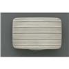 Image 2 : English Sterling and Agate Snuff Box An English Silver and Agate Snuff Box