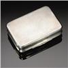 Image 2 : An English Silver & Agate Snuff Box An English Silver & Agate Snuff Box