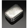 Image 2 : A Wood & Hughes Silver Snuff Box An American Silver Snuff Box