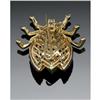 Image 2 : An 18K Yellow Gold And Multi-Gemstone Brooch An 18K Yellow Gold And Multi-Gemstone Brooch