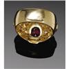 Image 2 : A Ladies 14K Yellow Gold, Ruby & Diamond Ring A Ladies 14K Yellow Gold Fashion Ring With Ruby And Di
