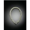 Image 1 : A Cultured Pearl Necklace With Diamond Clasp A Cultured Pearl Double Strand Necklace With 14K Gold M