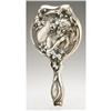 Image 1 : An American Sterling Hand Mirror An American Silver Hand Mirror